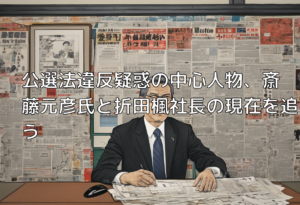 公選法違反疑惑の中心人物、斎藤元彦氏と折田楓社長の現在を追う