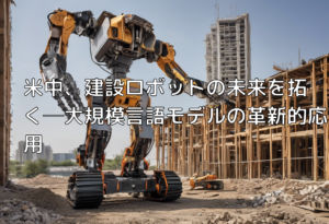 米中、建設ロボットの未来を拓く─大規模言語モデルの革新的応用