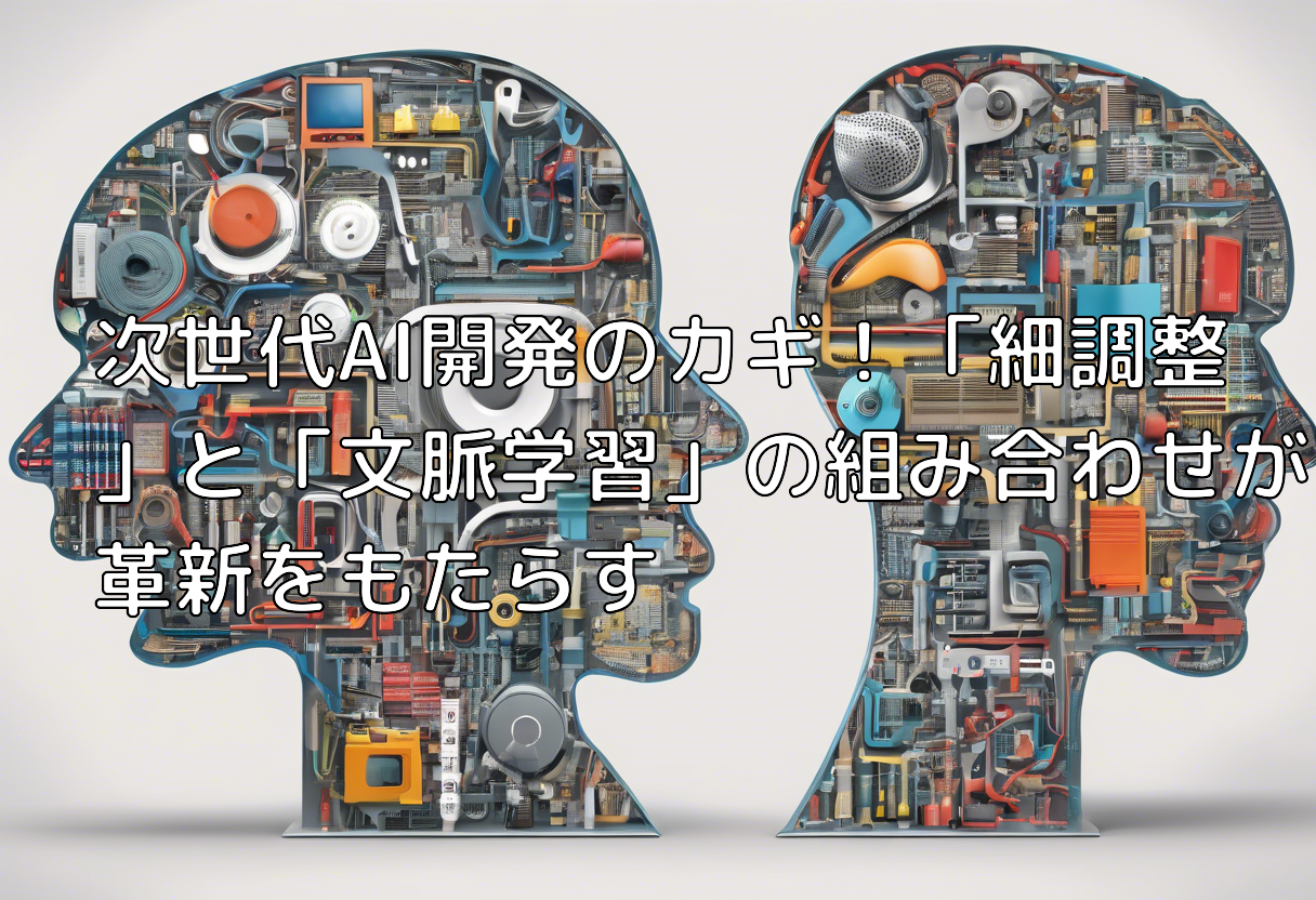 次世代AI開発のカギ!「細調整」と「文脈学習」の組み合わせが革新をもたらす