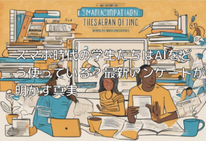 スマホ時代の学生たちはAIをどう使っている？最新アンケートが明かす真実