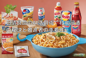 日清食品のAI活用術：社内浸透の秘訣と推進者の重要性