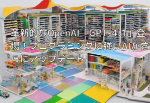 革新的なOpenAI「GPT-4.1」登場！プログラミングに強いAIがさらにアップデート