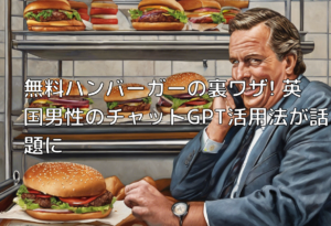無料ハンバーガーの裏ワザ! 英国男性のチャットGPT活用法が話題に