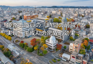 姫路市職員の「時間の削減」を実現！生成AIの驚異の効果