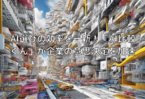 AI選びの効率を一新！「AI比較くん」が企業の意思決定を加速