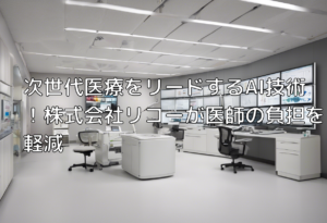 次世代医療をリードするAI技術！株式会社リコーが医師の負担を軽減