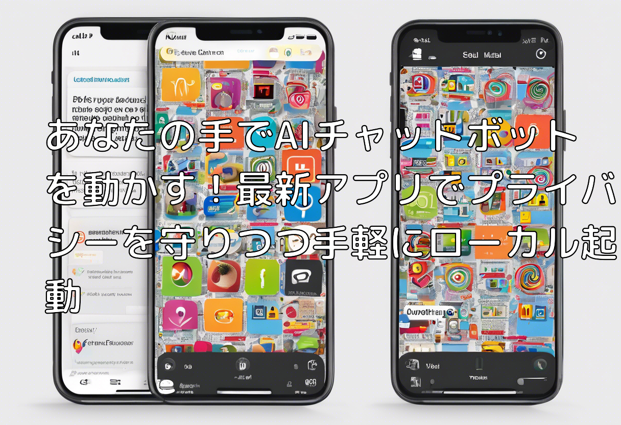 あなたの手でAIチャットボットを動かす!最新アプリでプライバシーを守りつつ手軽にローカル起動