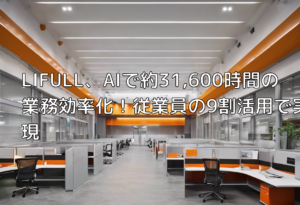 LIFULL、AIで約31,600時間の業務効率化！従業員の9割活用で実現