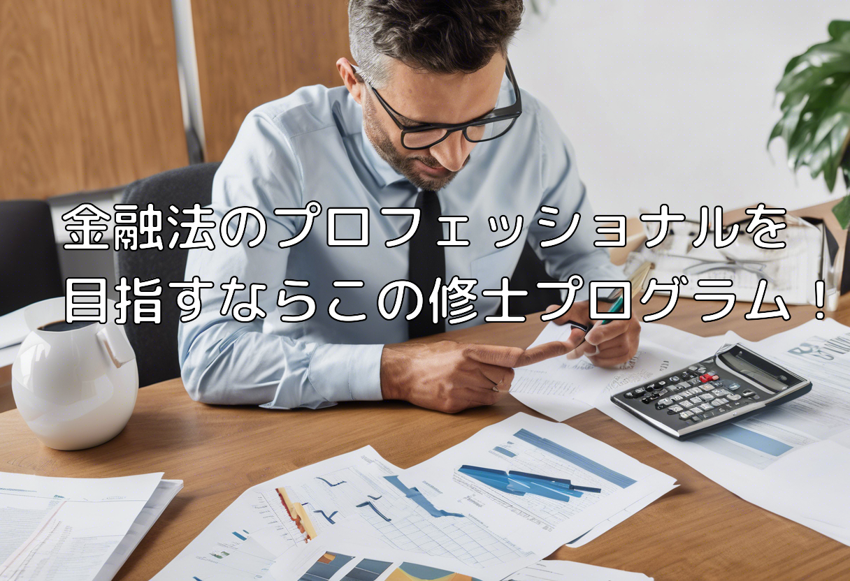金融法のプロフェッショナルを目指すならこの修士プログラム!