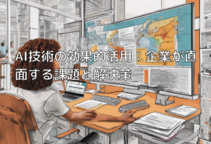 AI技術の効果的活用：企業が直面する課題と解決策