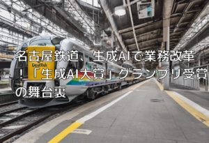 名古屋鉄道、生成AIで業務改革！「生成AI大賞」グランプリ受賞の舞台裏