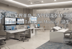 通信業界革命！専門知識を持つAI「Large Telecom Model」誕生