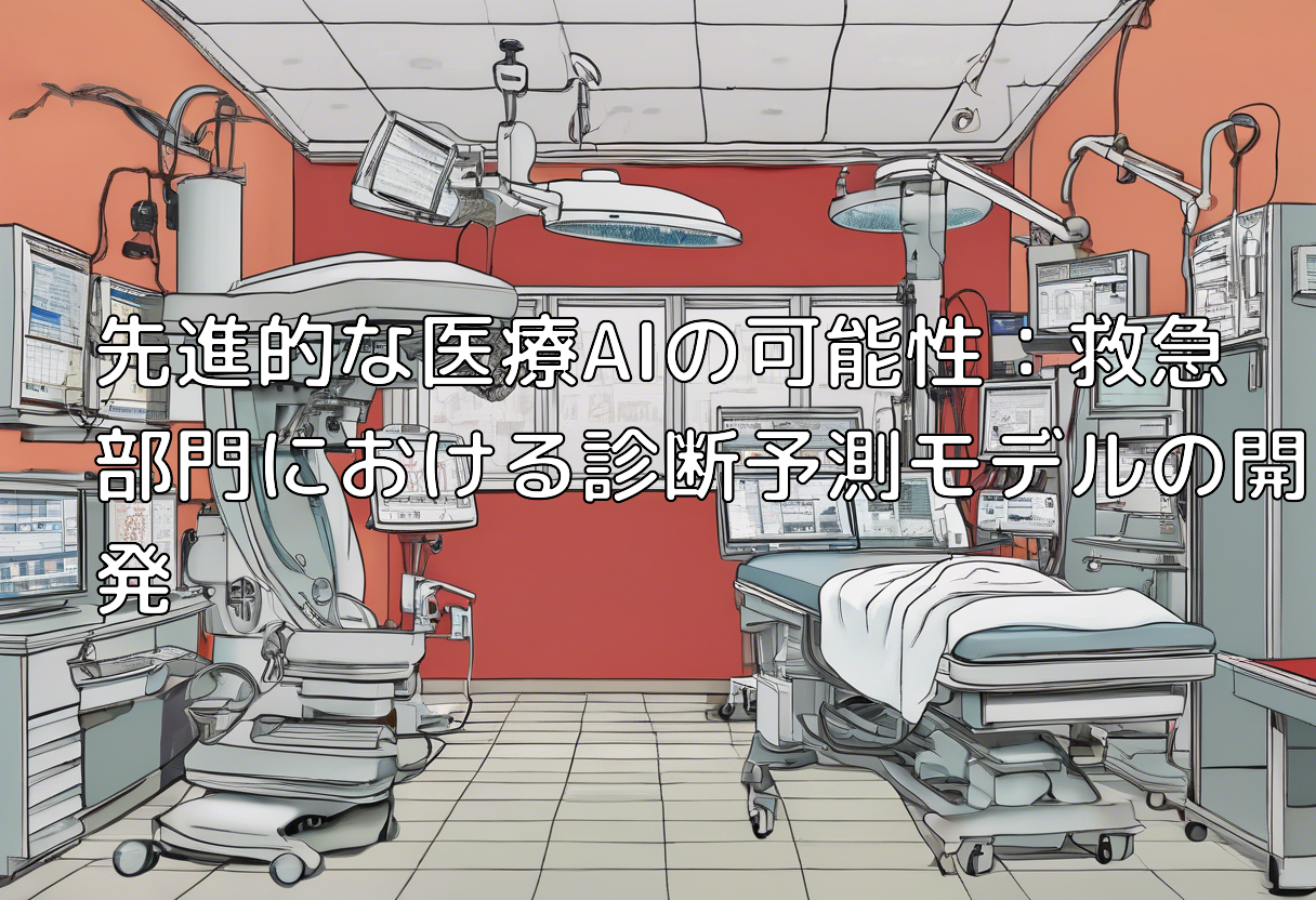 先進的な医療AIの可能性:救急部門における診断予測モデルの開発