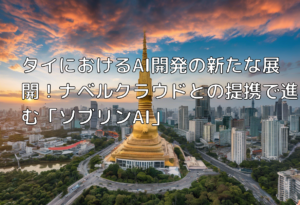 タイにおけるAI開発の新たな展開！ナベルクラウドとの提携で進む「ソブリンAI」