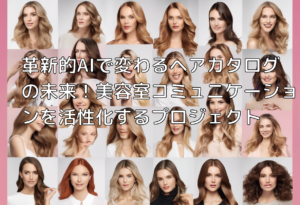 革新的AIで変わるヘアカタログの未来！美容室コミュニケーションを活性化するプロジェクト