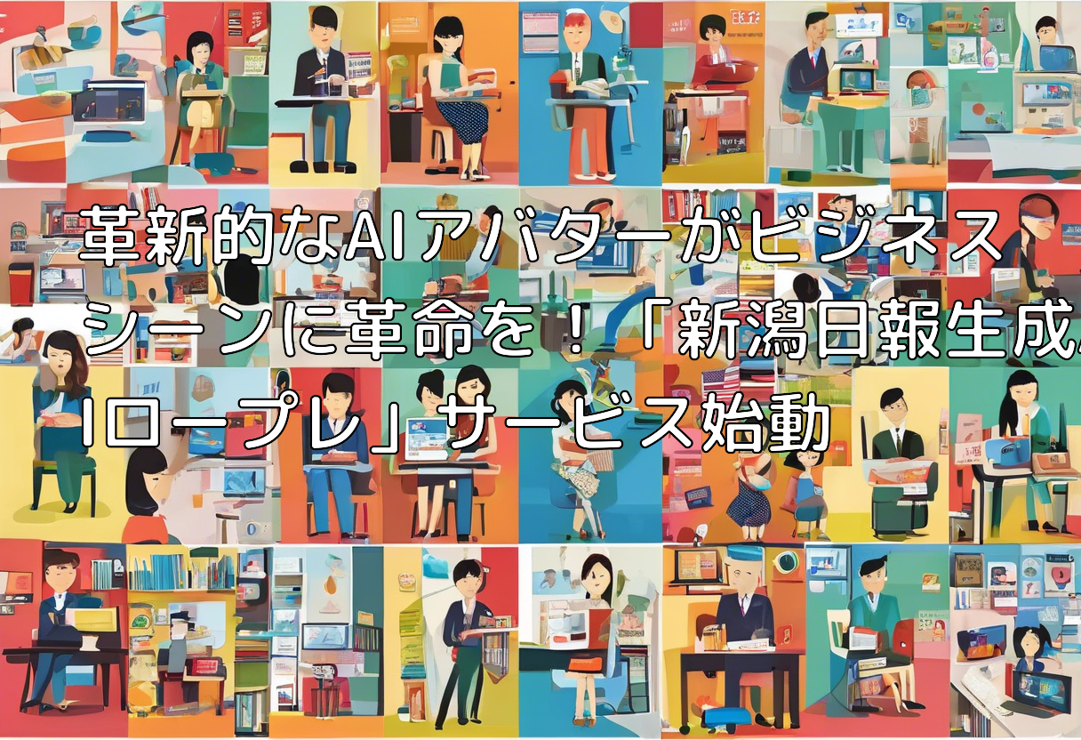 革新的なAIアバターがビジネスシーンに革命を!「新潟日報生成AIロープレ」サービス始動