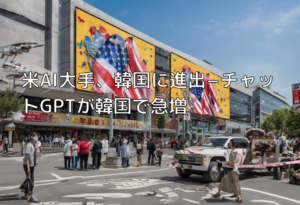 米AI大手、韓国に進出−チャットGPTが韓国で急増