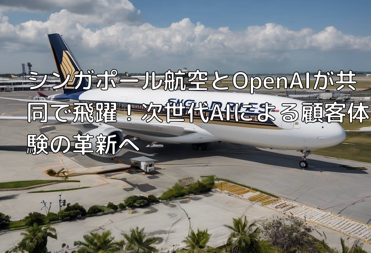 シンガポール航空とOpenAIが共同で飛躍!次世代AIによる顧客体験の革新へ