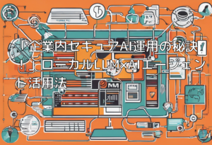 「企業内セキュアAI運用の秘訣！」ローカルLLM×AIエージェント活用法