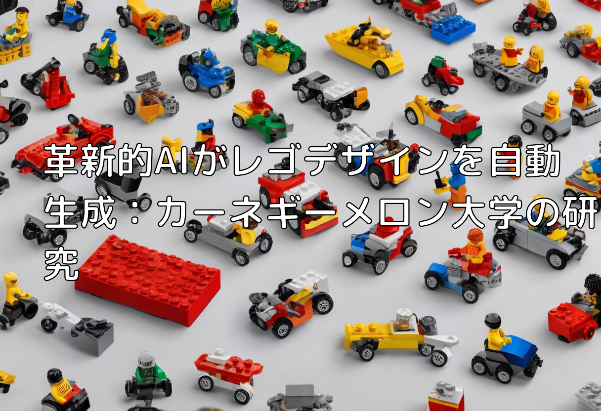 革新的AIがレゴデザインを自動生成:カーネギーメロン大学の研究