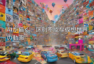 AIが描く、区別不能な仮想世界の動画