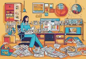 AIの正しい選び方：無駄遣いを避けるための知恵
