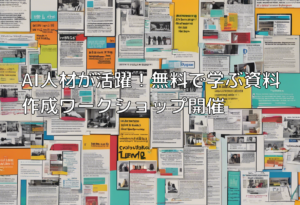 AI人材が活躍！無料で学ぶ資料作成ワークショップ開催