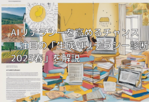 AIリテラシーを高めるチャンス！注目の「生成AIリテラシー診断 2025春」を解説