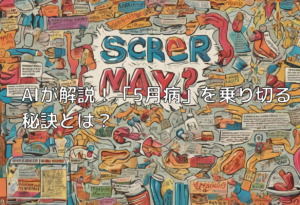 AIが解説！「5月病」を乗り切る秘訣とは？