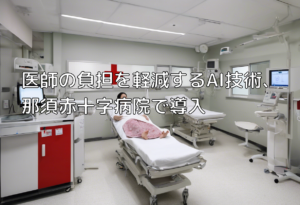 医師の負担を軽減するAI技術、那須赤十字病院で導入