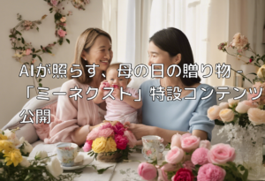AIが照らす、母の日の贈り物 – 「ミーネクスト」特設コンテンツ公開