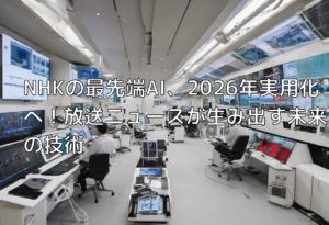 NHKの最先端AI、2026年実用化へ！放送ニュースが生み出す未来の技術