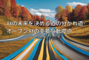 AIの未来を決める道の分かれ道-オープンAIの重要な転換点