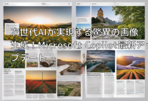 次世代AIが実現する驚異の画像生成！Microsoft Copilot最新アップデート
