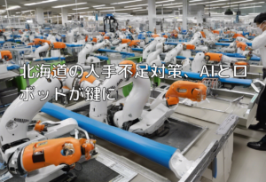 北海道の人手不足対策、AIとロボットが鍵に