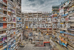 GPT-4、AIの歴史に残る一章 – 停止の今、その衝撃と影響を振り返る