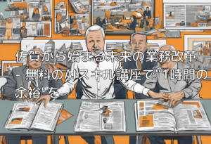 佐賀から始まる未来の業務改革 – 無料のAIスキル講座で”1時間の余裕”を