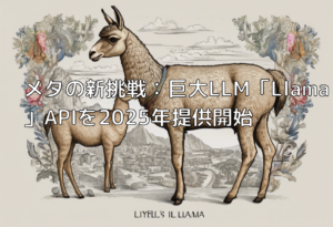 メタの新挑戦：巨大LLM「Llama」APIを2025年提供開始