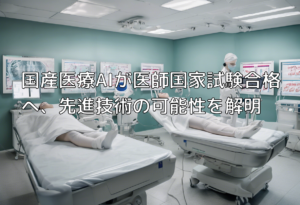 国産医療AIが医師国家試験合格へ、先進技術の可能性を解明