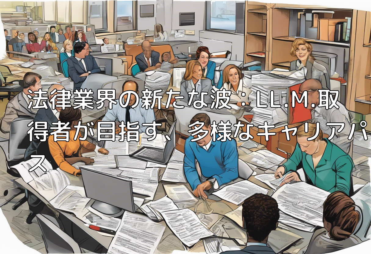法律業界の新たな波:LL.M.取得者が目指す、多様なキャリアパス