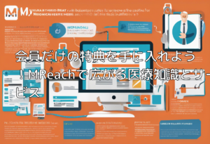 会員だけの特典を手に入れよう！MReachで広がる医療知識とサービス