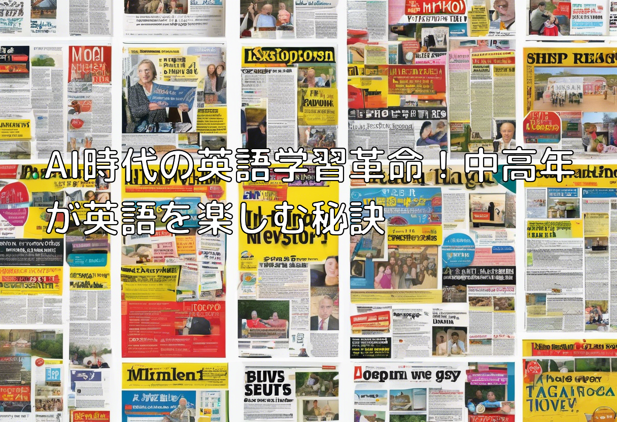 AI時代の英語学習革命!中高年が英語を楽しむ秘訣