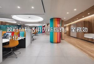 政府AI利活用の新指針、業務効率化へ