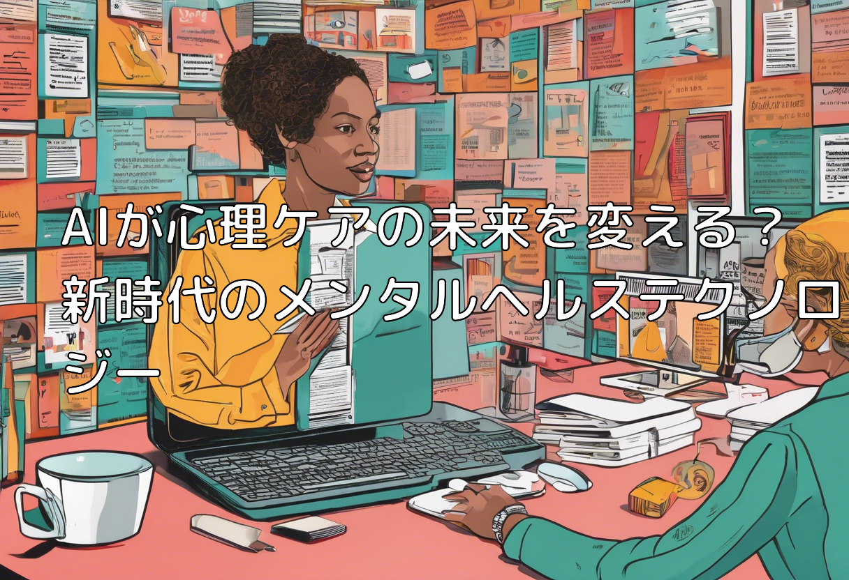AIが心理ケアの未来を変える?新時代のメンタルヘルステクノロジー