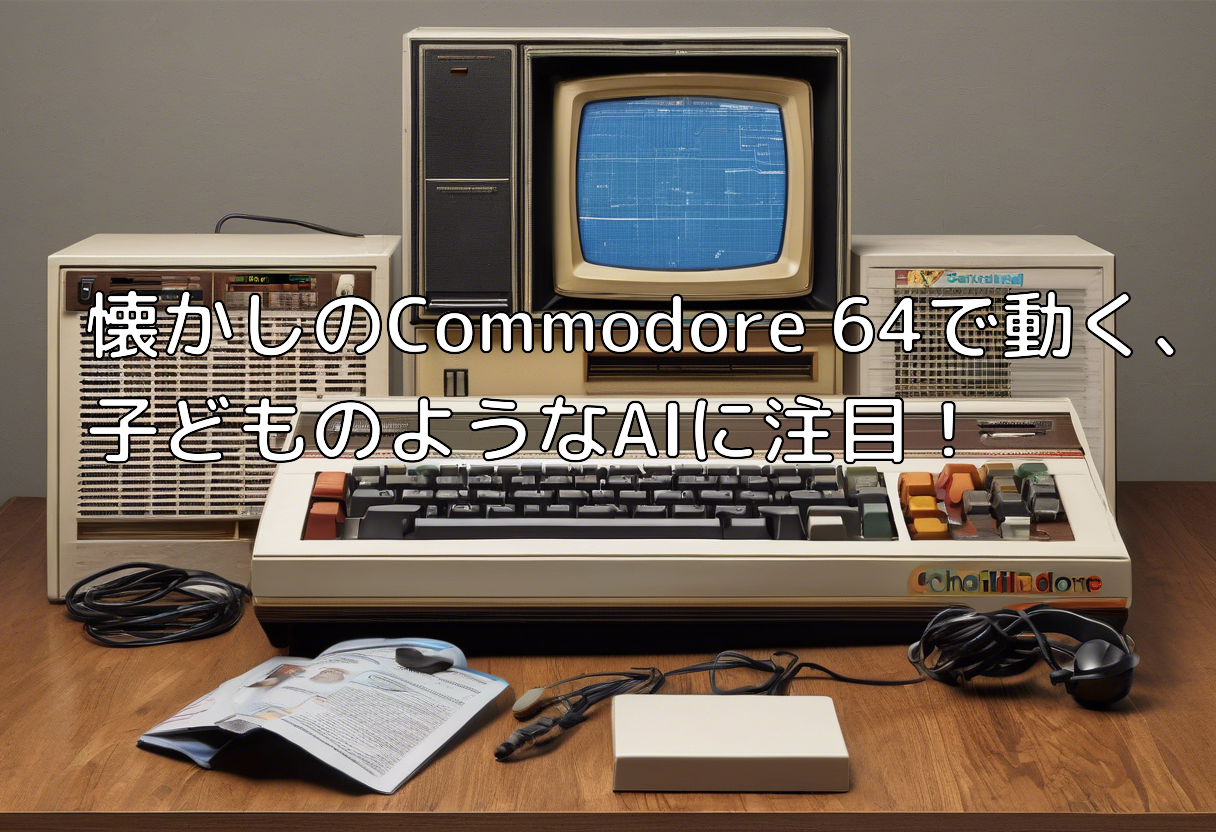 懐かしのCommodore 64で動く、子どものようなAIに注目!