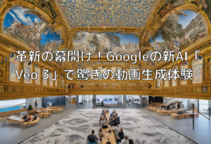 革新の幕開け！Googleの新AI「Veo 3」で驚きの動画生成体験