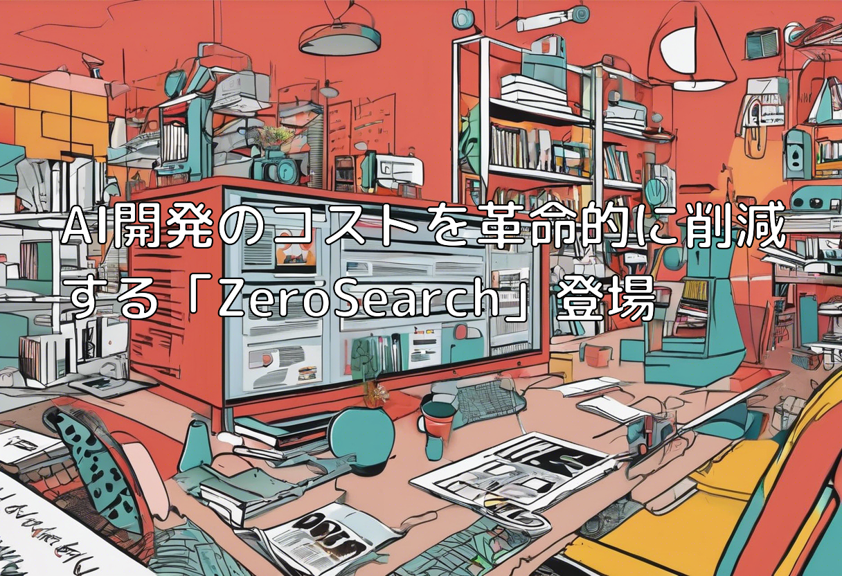 AI開発のコストを革命的に削減する「ZeroSearch」登場