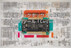 AIのブラックボックスを解明する革新的ツール「Circuit Tracer」登場！