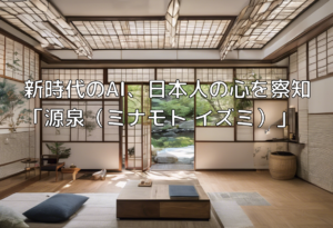 新時代のAI、日本人の心を察知「源泉（ミナモト イズミ）」