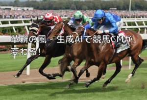 革新の風 – 生成AIで競馬CMが変わる!